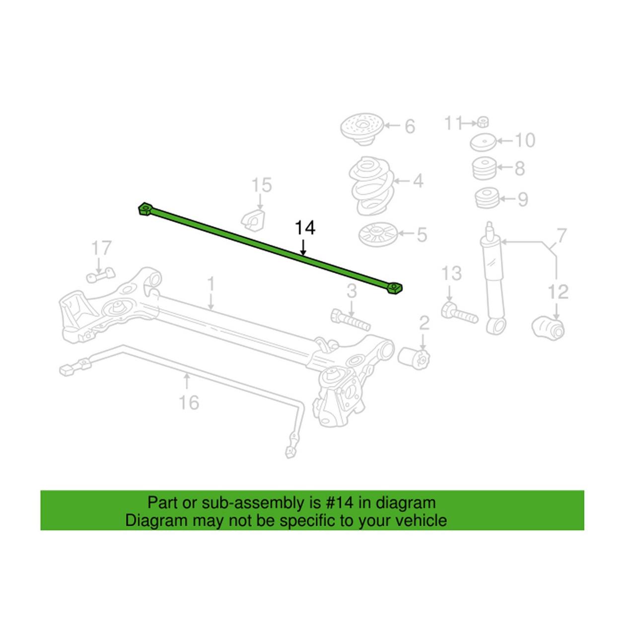 SAAB Sway Bar - Rear (Code B) 4482535